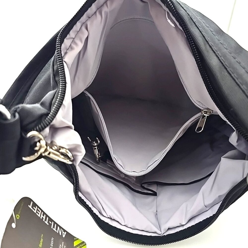 Travelon Crossbody Bag Black Color Nylon Anti-Theft Women's Purse - Picture 11 of 12